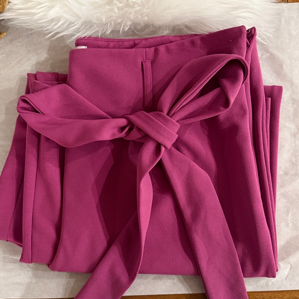 Leith Wide Leg Pants in Fuchsia